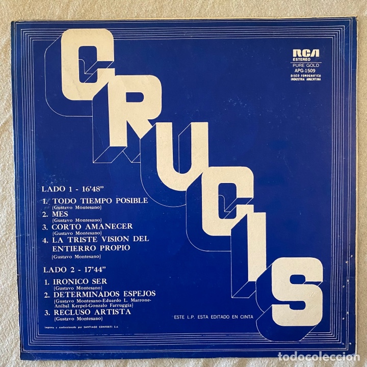 Discos de vinilo: Crucis &lrm;&ndash; Crucis ARGENTINA ORIGINAL 2da - Foto 2