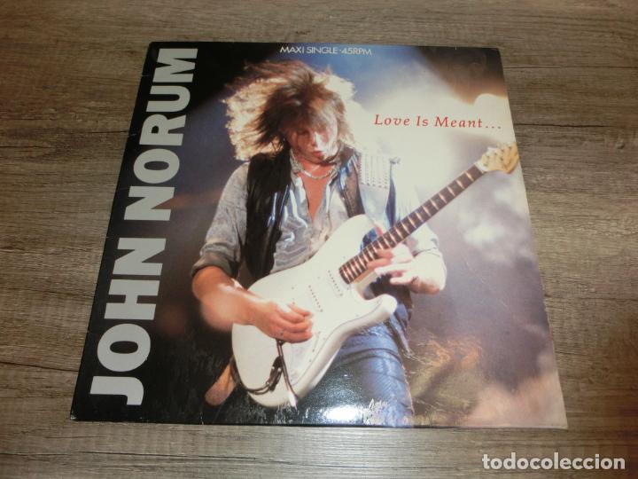 Discos de vinilo: JOHN NORUM - LOVE IS MEANT... - Foto 1