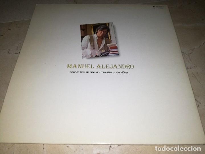 Discos de vinilo: MANUEL ALEJANDRO-ROMANTIQUISIMO-22 GRANDES EXITOS-DOBLE LP - Foto 2
