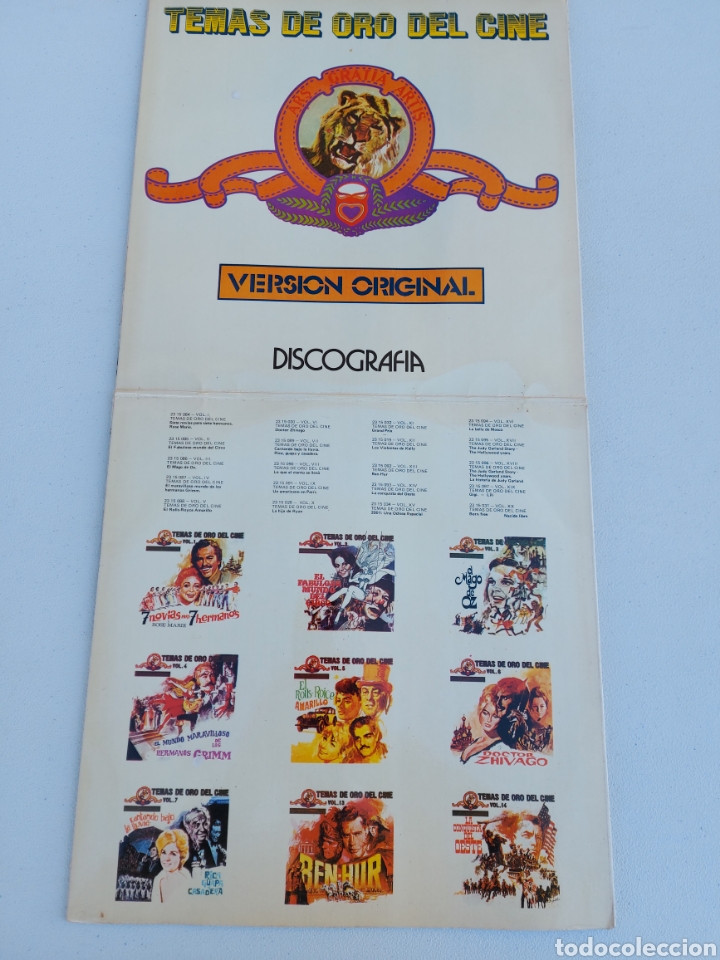 Discos de vinilo: Disco vinilo Temas de Oro del Cine - Foto 2