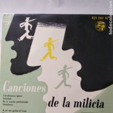 Discos de vinilo: CANCIONES DE LA MILICIA(MARGARITA,SOLEDAD..)
