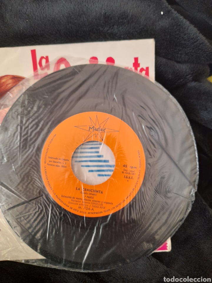 Discos de vinilo: Disco cuento, La Cenicienta - Foto 2