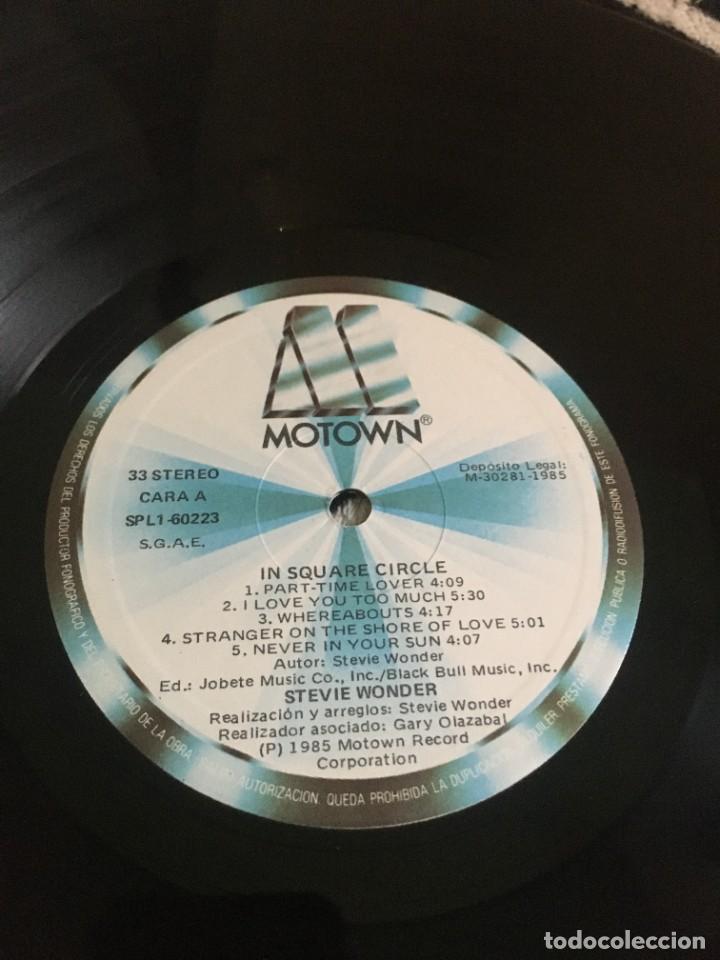 Discos de vinilo: Stevie Wonder &lrm;&ndash; In Square Circle - Foto 5