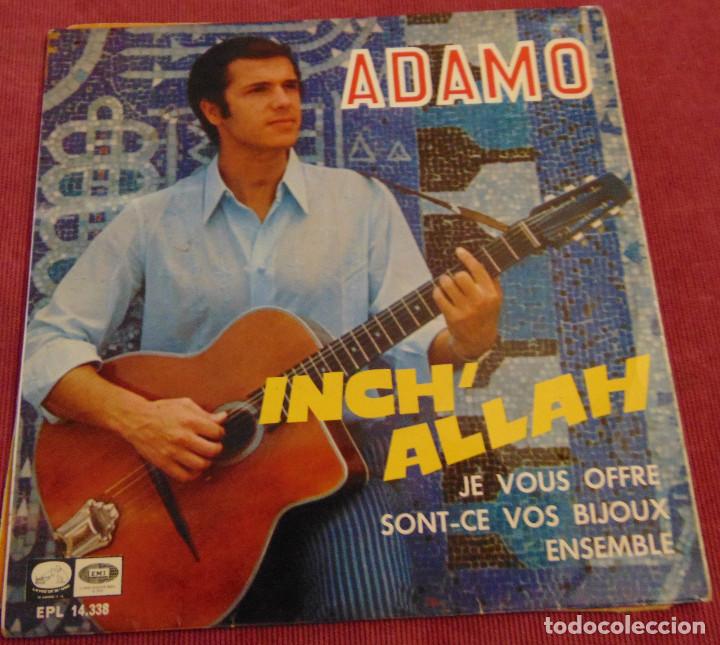 Discos de vinilo: ADAMO - INCH ALLAH + 3 - EP 1967 - Foto 1