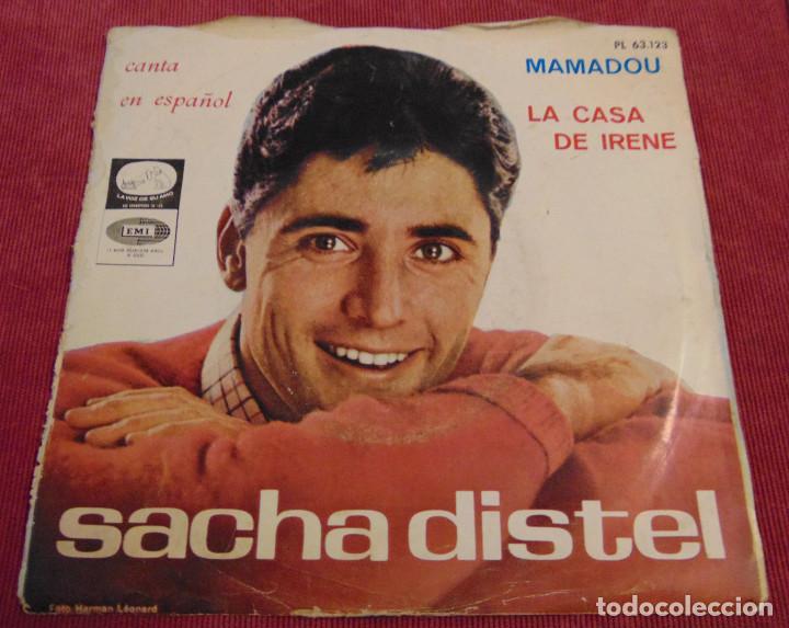 Discos de vinilo: SACHA DISTEL - MAMADOU- SINGLE 1966 - CANTADO EN ESPA&Ntilde;OL - Foto 1