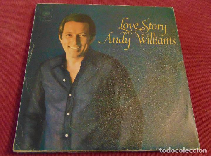 Discos de vinilo: ANDY WILLIAMS - LOVE STORY - SINGLE 1971 - Foto 1
