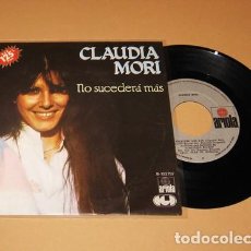 Discos de vinilo: CLAUDIA MORI Y ADRIANO CELENTANO - NO SUCEDERA MAS - SINGLE - 1982 - NUEVO