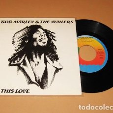 Discos de vinilo: BOB MARLEY AND THE WAILERS - IS THIS LOVE / CRISIS - SINGLE - 1978 - SPAIN. Lote 383532574
