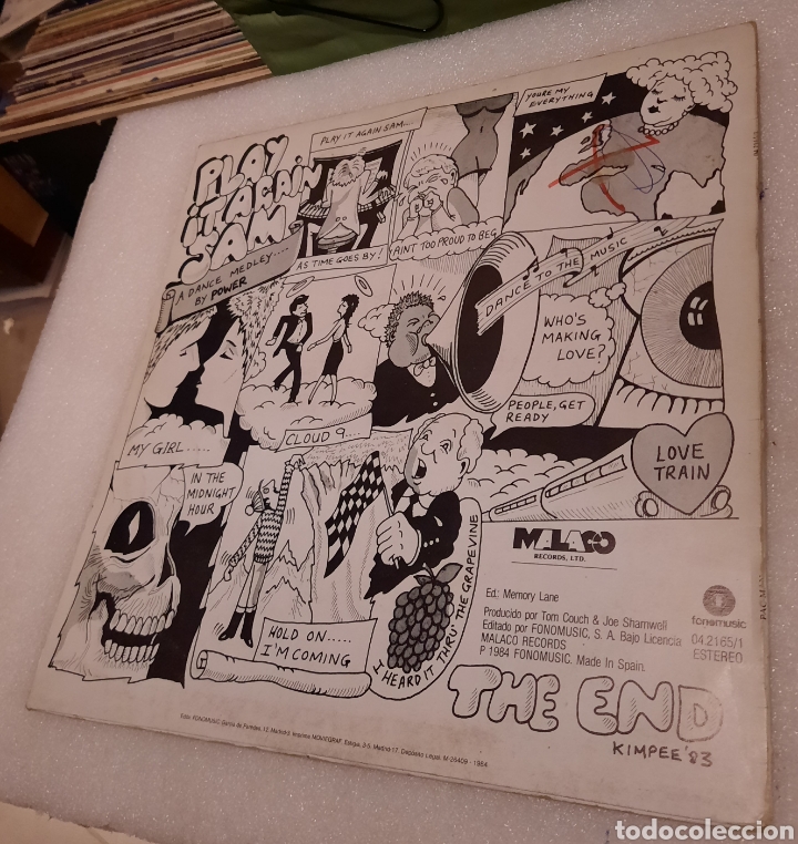 Discos de vinilo: Pac-Man / Power - Im a pacman/ Play it again Sam - Foto 3