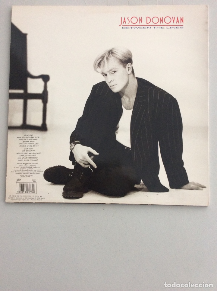Discos de vinilo: Jason Donovan. Between the lines. - Foto 2