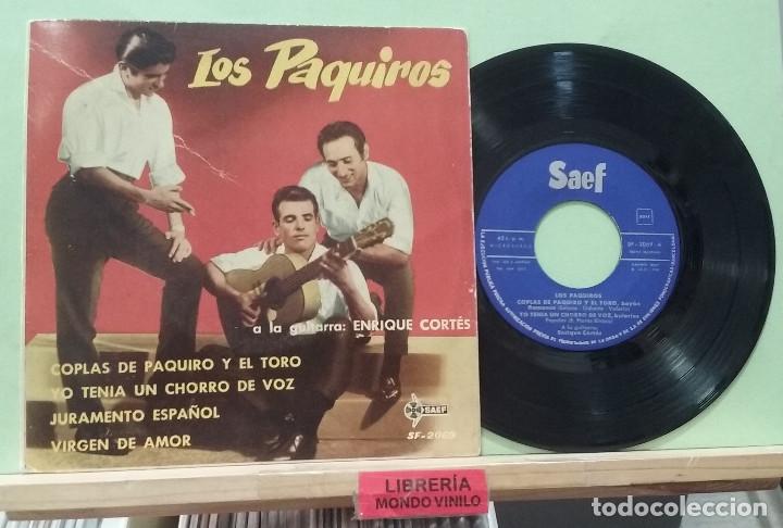 Discos de vinilo: Los Paquiros. Saef 1961 -- EP - Foto 1