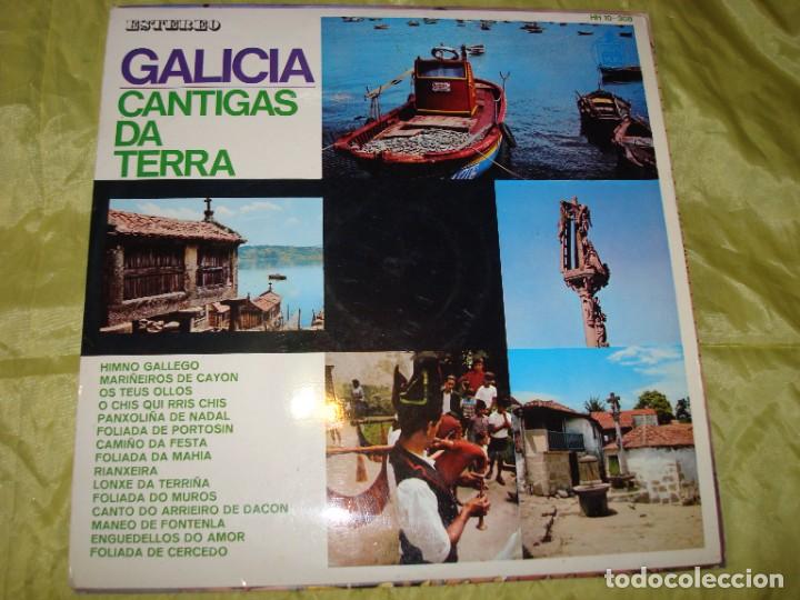 Discos de vinilo: GALICIA. CANTIGAS DA TERRA. HISPAVOX, 1966 (#) - Foto 1