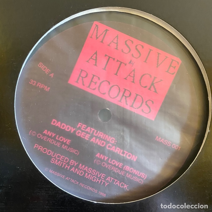 Massive Attack Featuring Daddy Gee And Carlton - Any Love - レコード