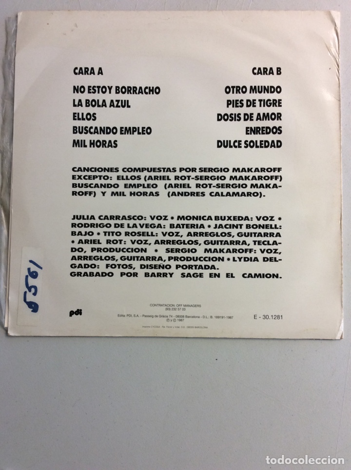 Discos de vinilo: Sergio Makaroff. La buena vida. - Foto 2