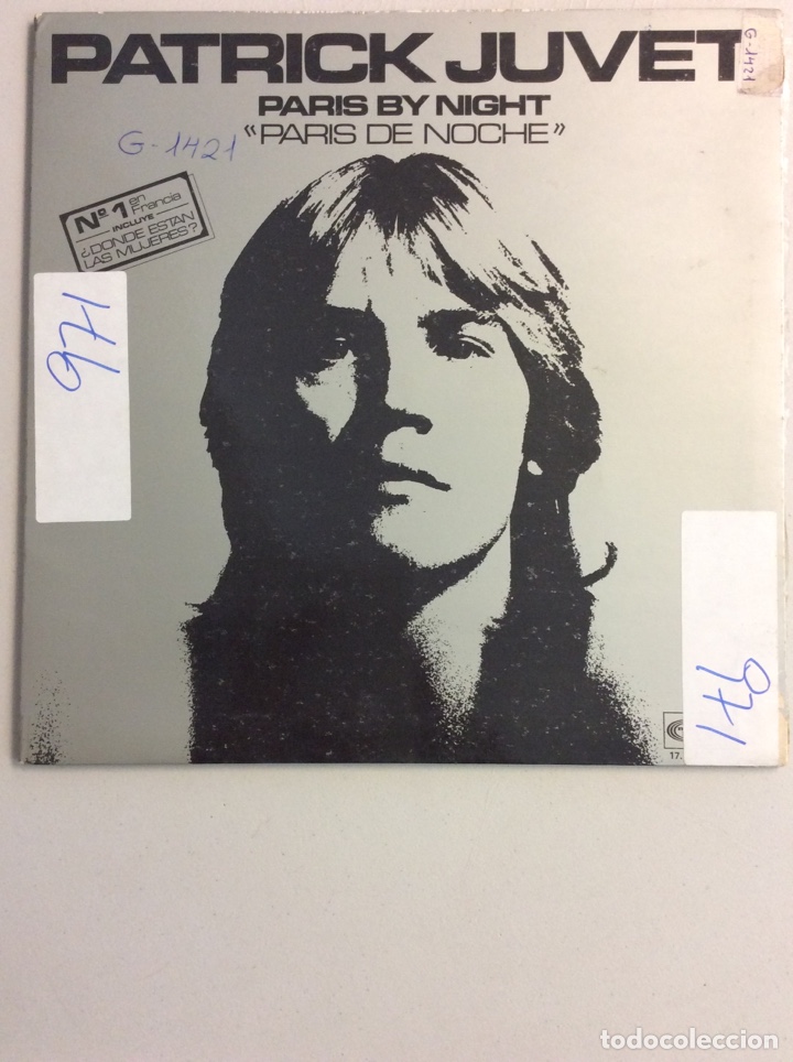 Discos de vinilo: Patrick Juvet. Paris by night - Foto 1