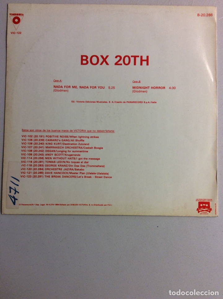 Discos de vinilo: Box 20th. Nada for me, nada for you. - Foto 2