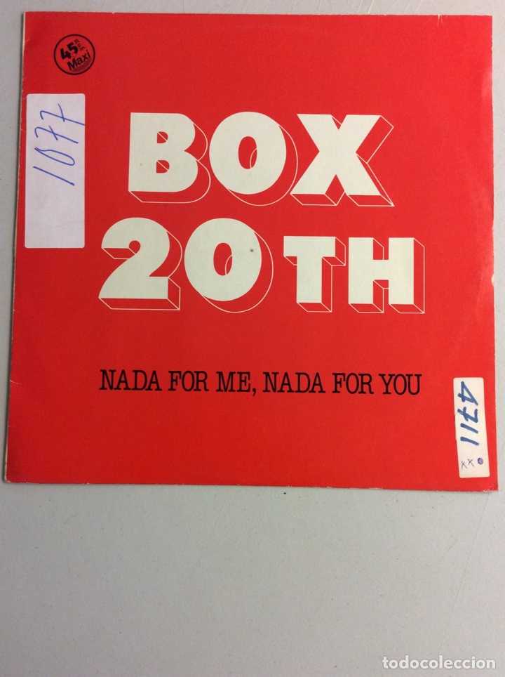 Discos de vinilo: Box 20th. Nada for me, nada for you. - Foto 1