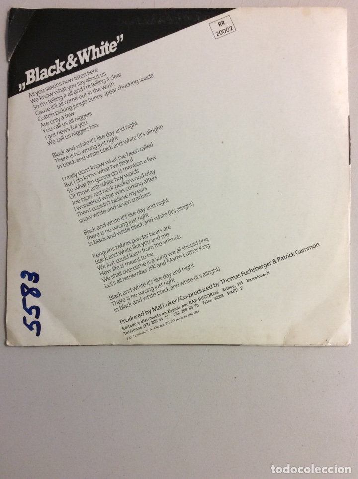 Discos de vinilo: Patto. Black & White. - Foto 2