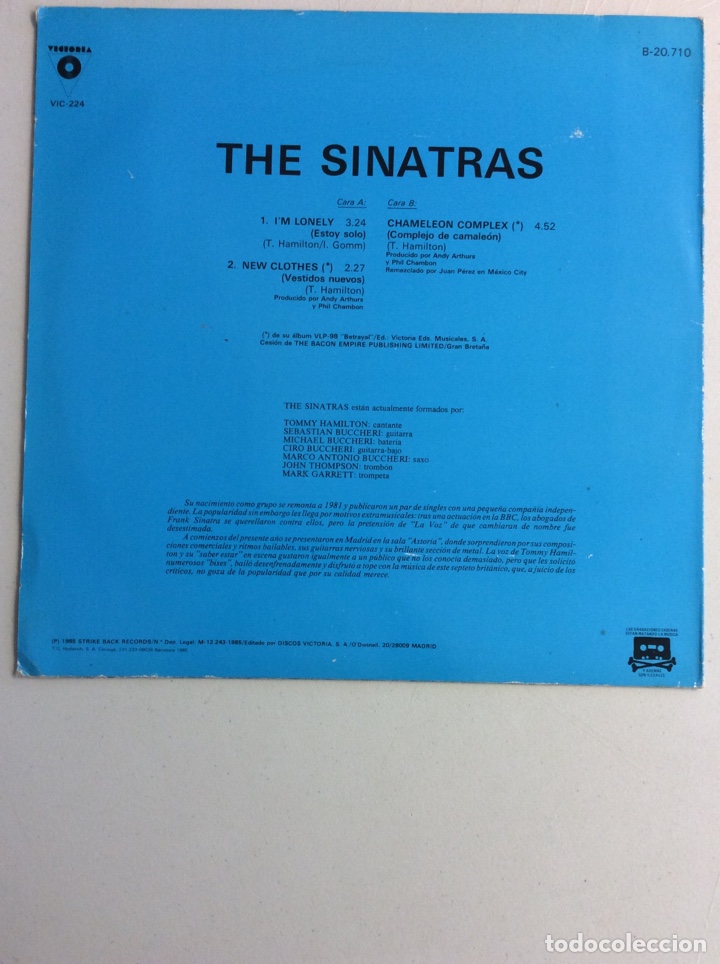 Discos de vinilo: The Sinatras.i&rsquo;m lonely - Foto 2