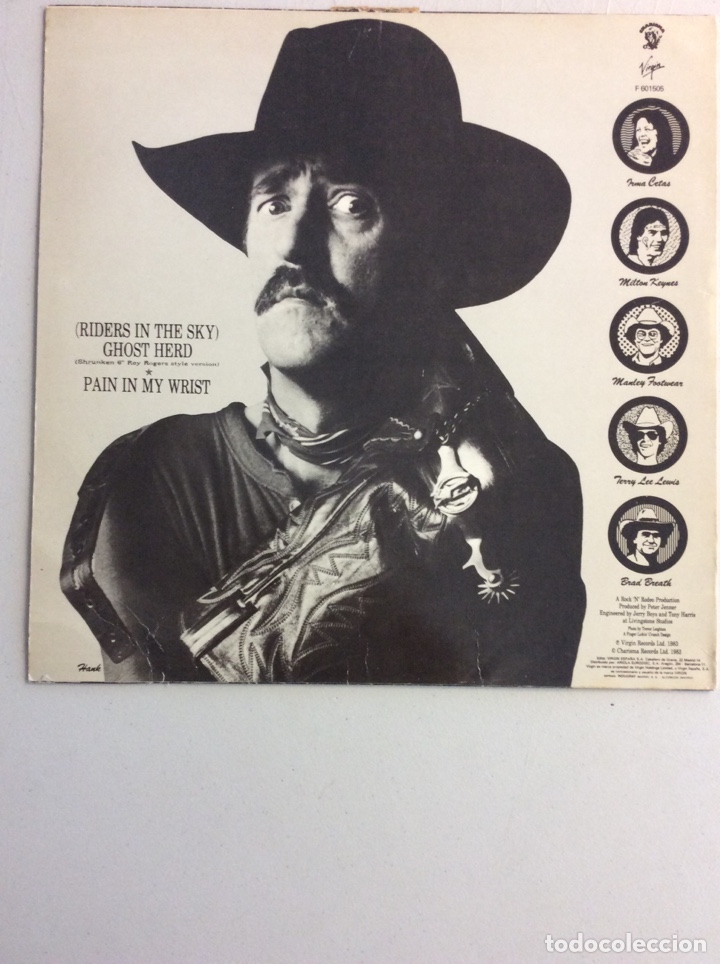 Discos de vinilo: The Hank Wangford band. Ghost herd. - Foto 2