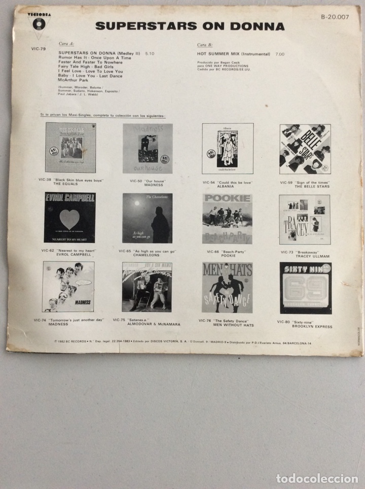 Discos de vinilo: Superstars. On Donna. - Foto 2