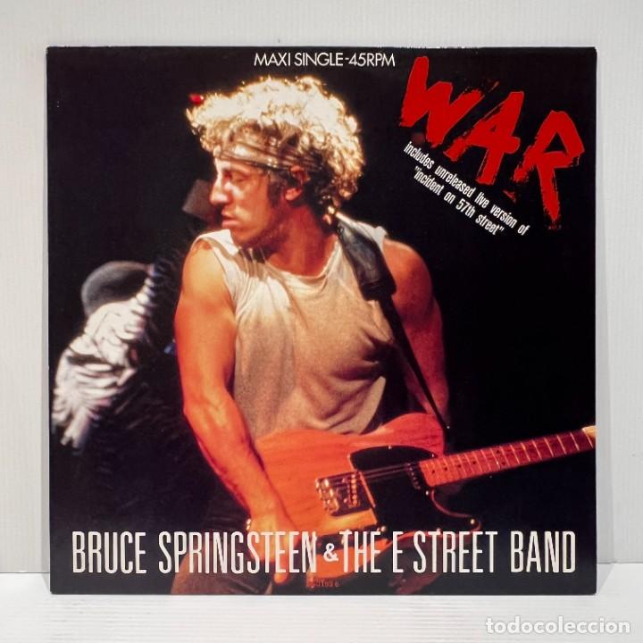 Discos de vinilo: B. Springsteen - War - Maxi Single 45 RPM 650193 6 - Foto 1