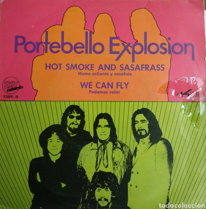 Discos de vinilo: *PORTEBELLO EXPLOSI&Oacute;N, HOT SMOKE, SPAIN, EXIT, 1971. LCS.1 - Foto 1