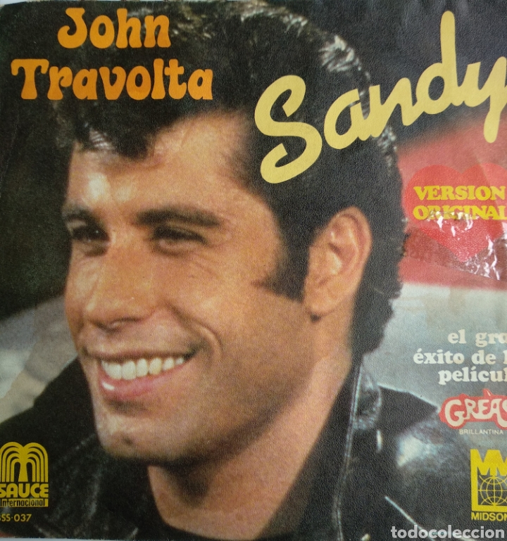 Discos de vinilo: *JOHN TRAVOLTA, SANDY, SPAIN, SAUCE, 1978 - Foto 1