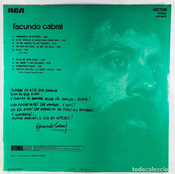 Discos de vinilo: Facundo Cabral &ndash; Facundo Cabral - Vinyl, LP, Album - Foto 2