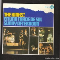 Discos de vinilo: THE KINKS:SUNNY AFTERNOON- EP SPAIN DE PYE-SOLO PORTADA SIN VINILO!!- EXCELENTE ESTADO. Lote 331274263