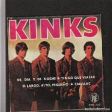 Discos de vinilo: THE KINKS:CADILLAC - EP SPAIN DE PYE-SOLO PORTADA SIN VINILO!!- EXCELENTE ESTADO-1965. Lote 331274583