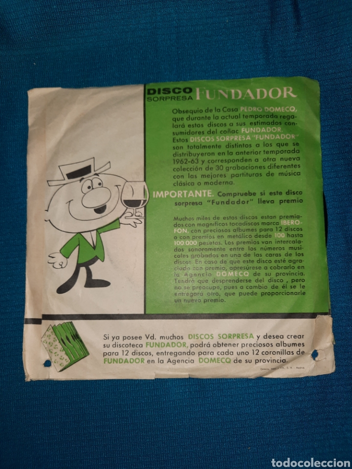Discos de vinilo: SINGLE VINILO, DISCO REGALO FUNDADOR - Foto 2