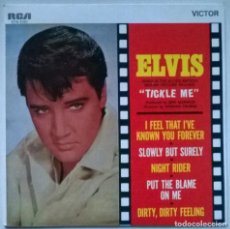 Discos de vinil: ELVIS PRESLEY TICKLE ME. I FEEL THAT I'VE KNOW YOU FOREVER/SLOW BUT/NIGHT RIDER/PUT ME/DIRTY AUSTRAL. Lote 331340228