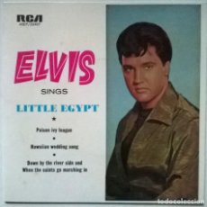 Discos de vinil: ELVIS PRESLEY. LITTLE EGYPT/ POISON IVY LEAGUE/ HAWAIIAN WEDDING SONG/ DOWN BY THE RIVER. AUSTRALIA. Lote 331343383