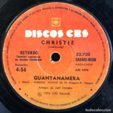 Discos de vinilo: SENCILLO ARGENTINO DE CHRISTIE AÑO 1974. Lote 331345623