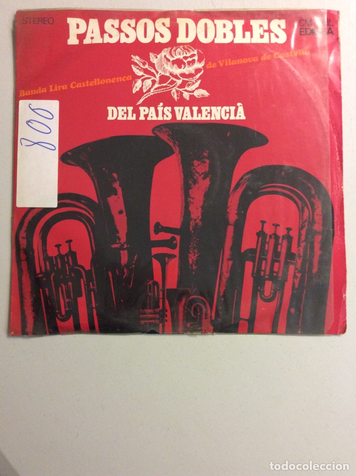 Vinyl records: Pasos dobles del Pa&iacute;s Valenci&agrave;. Banda Lira Castellonenca de Vilanova de Castell&oacute;.