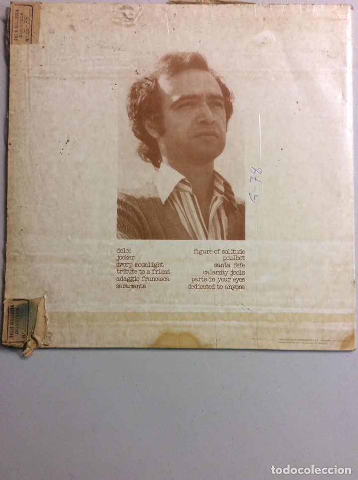Discos de vinilo: Milton di S&atilde;o Paulo. Dolce. - Foto 2