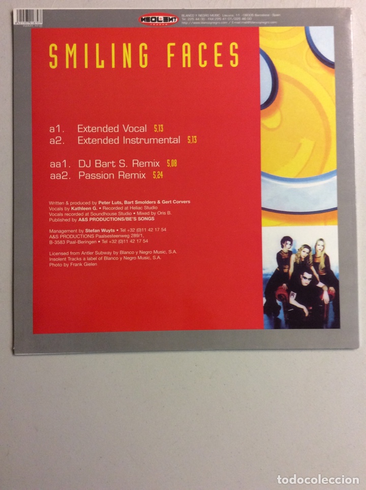 Discos de vinilo: Astroline. Smiling faces. - Foto 2