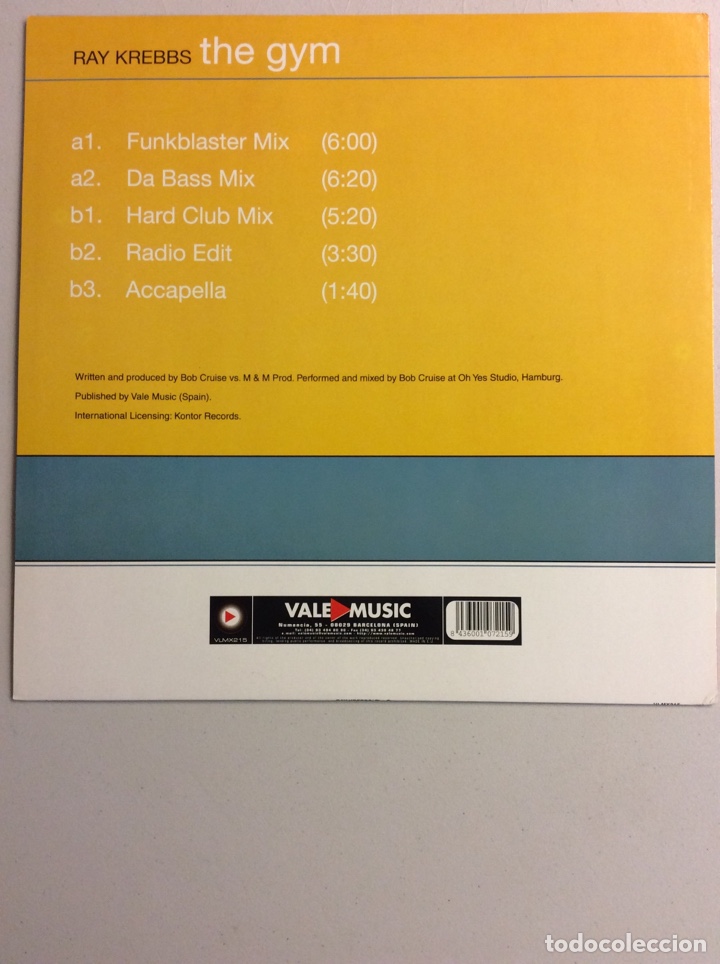 Discos de vinilo: Ray Krebbs. The gym. - Foto 2