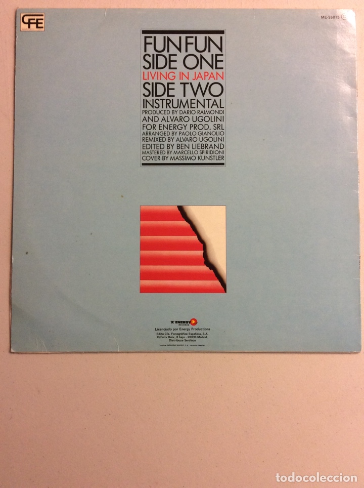 Discos de vinilo: Fun Fun. Living in Japan. - Foto 2