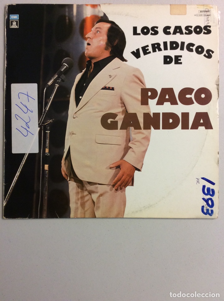 Dischi in vinile: Paco Gandia. Los casos ver&iacute;dicos de