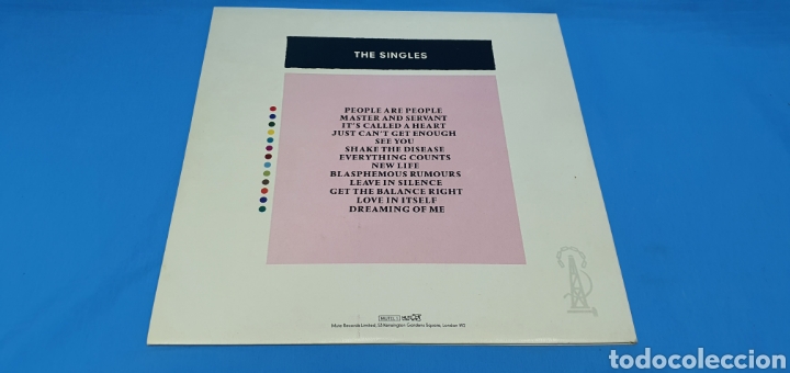 Discos de vinilo: VINILO DEPECHE MODE THE SINGLES 81 85. 1985 - Foto 4