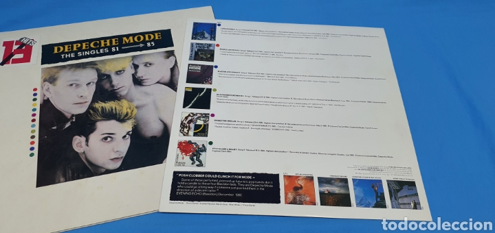 Discos de vinilo: VINILO DEPECHE MODE THE SINGLES 81 85. 1985 - Foto 7
