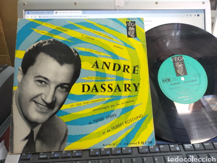 Discos de vinilo: Andr&eacute; dassary LP 10 Francia - Foto 1