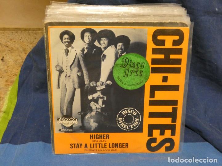 Dischi in vinile: PACC167 DISCO 7 PULGADAS CHIL-LITES HIGHER / STAY A LITTLE LONGER