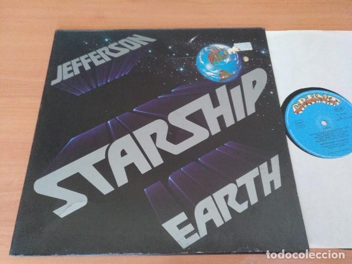 Discos de vinilo: JEFFERSON STARSHIP EARTH LP ABIERTO. ALEM. - Foto 1