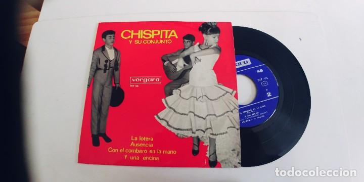 Discos de vinilo: CHISPITA Y SU CONJUNTO-EP LA LOTERA +3 - Foto 1
