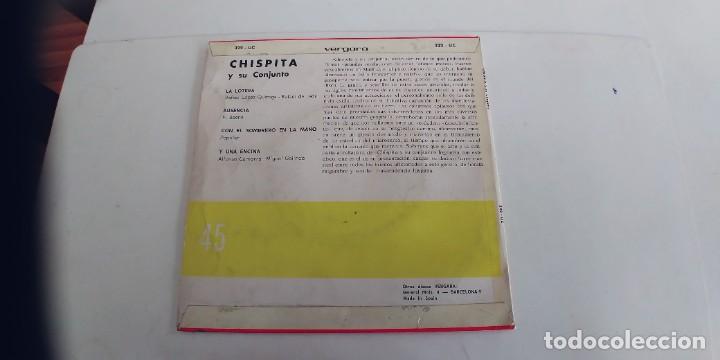 Discos de vinilo: CHISPITA Y SU CONJUNTO-EP LA LOTERA +3 - Foto 2