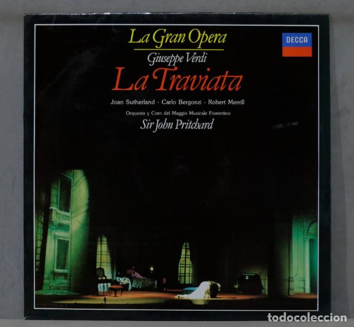 Discos de vinilo: LP. LA TRAVIATA. VERDI. PRITCHARD. II - Foto 1