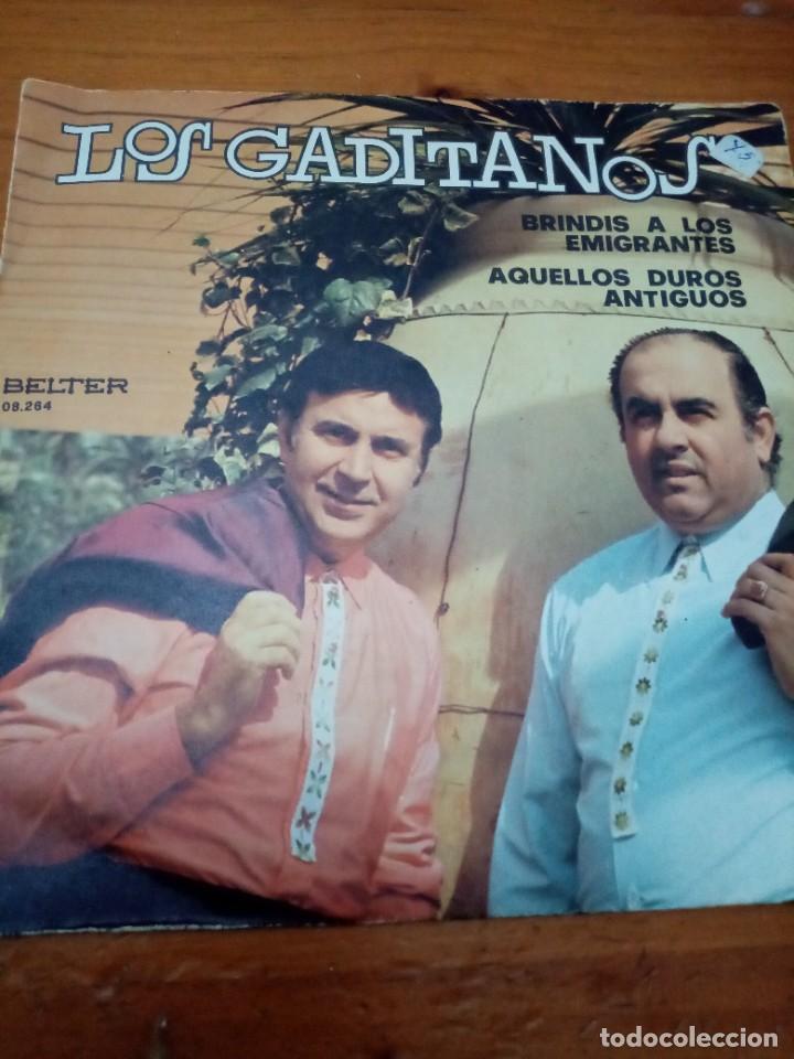 Discos de vinilo: LOS GADITANOS. BRINDIS A LOS EMIGRANTE. MRV - Foto 1